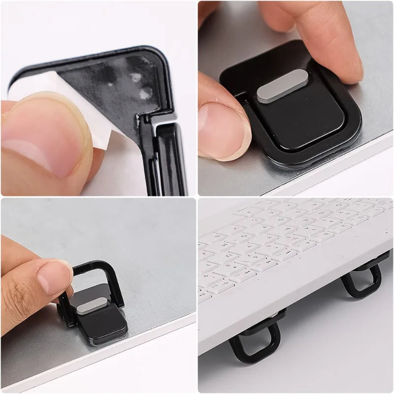 2pcs Keyboard Stands, Mini Laptop Stand for Desk, Portable Laptop Stand Compatible with MacBook Air Pro, Dell XPS, HP More.