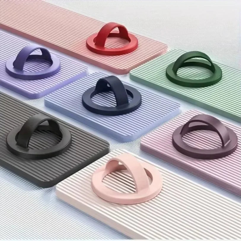 Magnetic Phone Ring Holder Grip Attachment Removable Magnetic Phone Ring Waterproof Liquid Silicone for iPhone & Android Cases