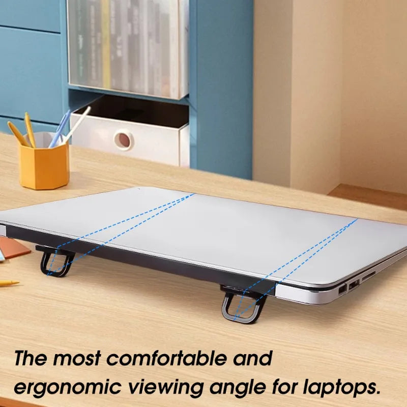 2pcs Keyboard Stands, Mini Laptop Stand for Desk, Portable Laptop Stand Compatible with MacBook Air Pro, Dell XPS, HP More.